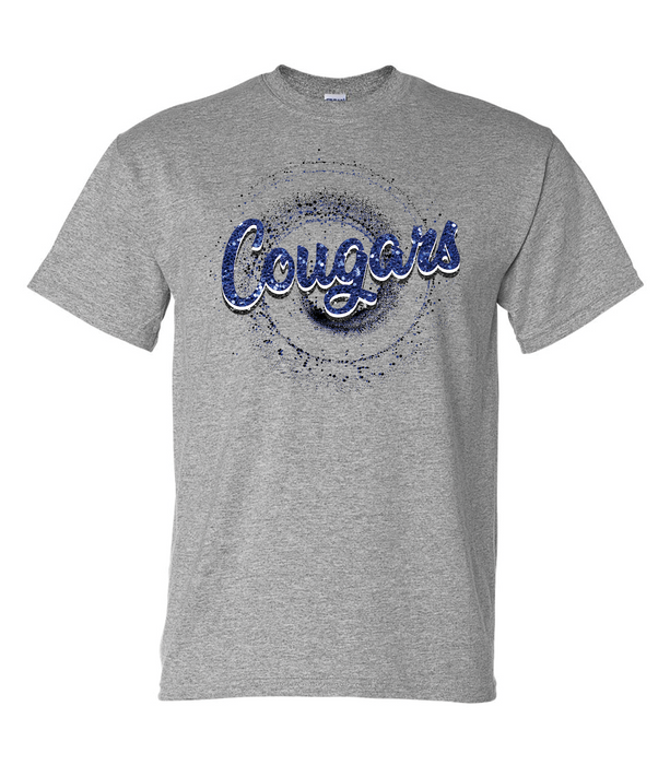 COUGARS SPLATTER TSHIRT