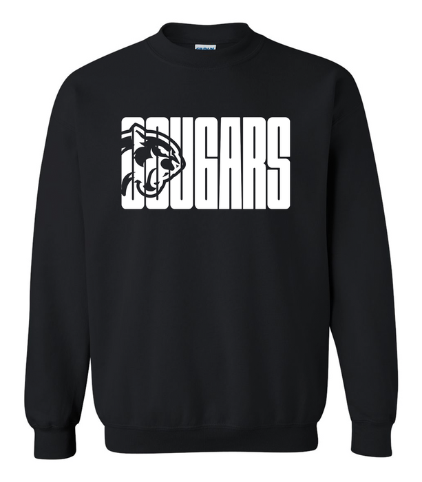 COUGARS FACE CREWNECK